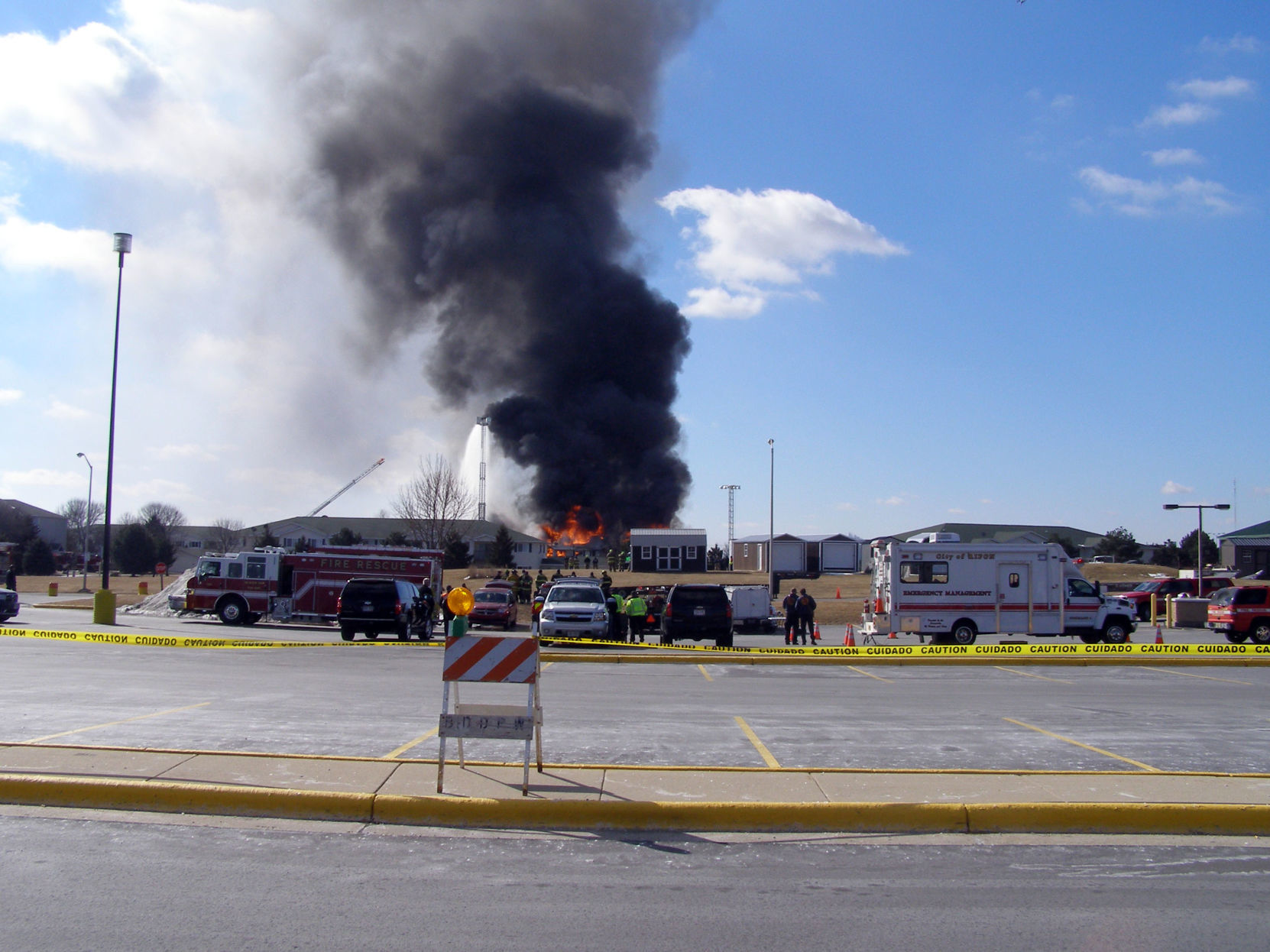 Investigation photos from 109 Knaup Drive explosion